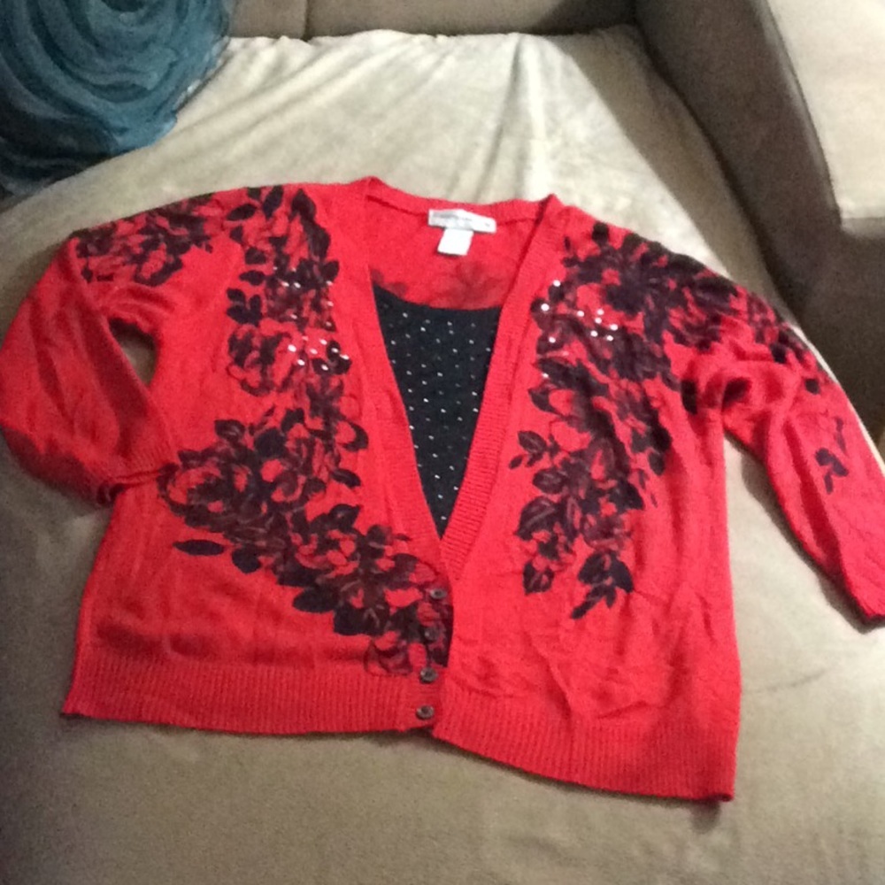 Cathy Daniels 3/4 sleeve sweater